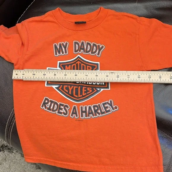 Kids Harley Davidson t-shirt size 4 EUC - Picture 4 of 5